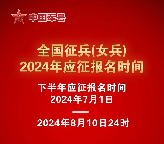 最新！全国征兵（女兵）2024...